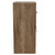 Napoli 390 Tobacco Oak 500mm 2 Drawer Vanity Unit for Countertop Basins Side View thumbnail