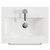 Napoli 390 Tobacco Oak 500mm Wall Mounted Single Drawer Vanity Unit with Glide Basin Top View thumbnail