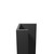 WholePanel 8mm Matt Black Anodised Aluminium Wall Panel U Trim Side View