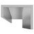 WholePanel 8mm Silver Aluminium Wall Panel U Trim Top View