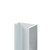 WholePanel 8mm White Aluminium Wall Panel U Trim Right Hand View