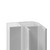 WholePanel 8mm Bright Polished Aluminium Wall Panel External Corner Trim Right Hand View