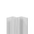 WholePanel 8mm Bright Polished Aluminium Wall Panel Internal Corner Trim Front View