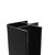 WholePanel 8mm Black Wall Panel External Corner Trim Side View