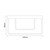 Milos Mini Chrome Rectangular Wall Mounted Wire Basket Dimensions Side thumbnail