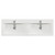 Montego Satin White 1200mm Floor Standing 2 Drawer 4 Door Vanity Unit with Glide Double Basin Top View