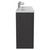 Montego Graphite Grey 1200mm Floor Standing 2 Drawer 4 Door Vanity Unit with Lucia Double Basin Side View