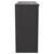 Montego Graphite Grey 1200mm Floor Standing 2 Drawer 4 Door Vanity Unit for Countertop Basins Side View