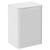 Vela Gloss White 600mm Floor Standing 2 Door Vanity Unit for Countertop Basins Left Hand View thumbnail