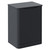 Vela Satin Anthracite 600mm Floor Standing 2 Door Vanity Unit for Countertop Basins Left Hand View