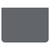 Vela Satin Anthracite 600mm Floor Standing 2 Drawer Vanity Unit for Countertop Basins Top View