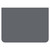 Vela Satin Anthracite 600mm Wall Mounted 2 Drawer Vanity Unit for Countertop Basins Top View
