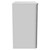 Vela Satin White 800mm Floor Standing 2 Drawer Vanity Unit for Countertop Basins Side View