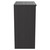 Montego Grey Graphite 600mm Floor Standing 1 Drawer 2 Door Vanity Unit for Countertop Basins Side View