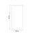 Montego Grey Graphite 600mm Floor Standing 1 Drawer 2 Door Vanity Unit for Countertop Basins Dimensions Side thumbnail
