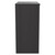 Montego Grey Graphite 800mm Floor Standing 1 Drawer 2 Door Vanity Unit for Countertop Basins Side View