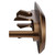 Colore Oval Brushed Bronze Basin Overflow Insert