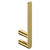 RAK Petit Round Brushed Gold Spare Toilet Roll Holder - RAKPER9902-3G