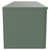 Avant Satin Green 1200mm Wall Mounted 2 Drawer Vanity Unit for Countertop Basins Side View