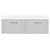Avant Satin White 1200mm Wall Mounted 2 Drawer Vanity Unit for Countertop Basins Front View