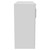 Avant Satin White 1200mm 2 Door Vanity Unit for Countertop Basins Side View