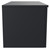 Avant Satin Anthracite 800mm Wall Mounted Single Drawer Vanity Unit for Countertop Basins Side View