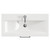 Avant Satin Anthracite 800mm Wall Mounted 2 Drawer Vanity Unit with Glide Basin Top View