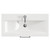 Avant Satin Anthracite 800mm Wall Mounted Single Drawer Vanity Unit with Glide Basin Top View