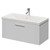 Avant Satin White 800mm Wall Mounted Single Drawer Vanity Unit with Glide Basin Right Hand View