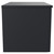 Avant Satin Anthracite 600mm Wall Mounted Single Drawer Vanity Unit for Countertop Basins Side View