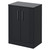 Avant Satin Anthracite 600mm 2 Door Vanity Unit for Countertop Basins Right Hand View