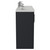 Avant Satin Anthracite 1200mm 2 Door Vanity Unit with Double Lucia Basins Side View