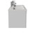 Avant Satin White 1200mm Wall Mounted 2 Drawer Vanity Unit with Double Glide Basins Side View