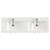 Avant Satin Anthracite 1200mm 4 Door Vanity Unit with Double Glide Basins Top View
