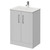 Avant Satin White 600mm 2 Door Vanity Unit with Angel Basin Right Hand View