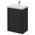 Avant Satin Anthracite 600mm 2 Door Vanity Unit with Rimini Basin Right Hand View