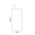 Avant Satin Grey 600mm 2 Door Vanity Unit with Rimini Basin Side On Dimensions thumbnail