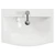 Avant Satin Green 600mm 2 Door Vanity Unit with Arc Basin Top View
