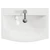 Avant Satin Anthracite 600mm 2 Door Vanity Unit with Arc Basin Top View