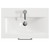 Avant Satin Anthracite 600mm Wall Mounted Single Drawer Vanity Unit with Glide Basin Top View
