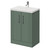 Avant Satin Green 600mm 2 Door Vanity Unit with Glide Basin Right Hand View