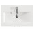 Avant Satin Anthracite 600mm 2 Door Vanity Unit with Glide Basin Top View