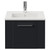 Avant Satin Anthracite 500mm Wall Mounted Single Drawer Vanity Unit with Angel Basin Front View