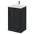 Avant Satin Anthracite 500mm 2 Door Vanity Unit with Angel Basin Right Hand View