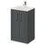 Avant Satin Grey 500mm 2 Door Vanity Unit with Angel Basin Right Hand View