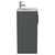 Avant Satin Grey 500mm 2 Door Vanity Unit with Angel Basin Side View