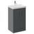 Avant Satin Grey 500mm 2 Door Vanity Unit with Rimini Basin Left Hand View