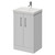 Avant Satin White 500mm 2 Door Vanity Unit with Rimini Basin Right Hand View