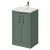 Avant Satin Green 500mm 2 Door Vanity Unit with Arc Basin Right Hand View
