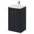 Avant Satin Anthracite 500mm 2 Door Vanity Unit with Arc Basin Right Hand View